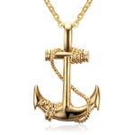 Chained Anchor Necklace