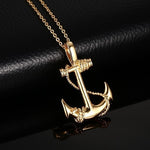 Chained Anchor Necklace